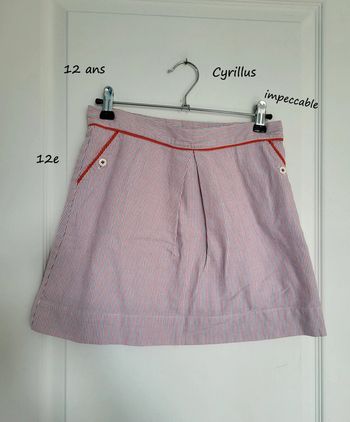 Jupe Cyrillus 12 ans impeccable