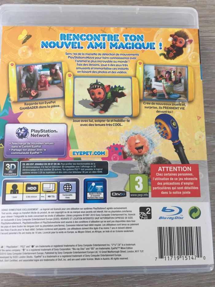 Jeu eyepet ps3 - photo numéro 2