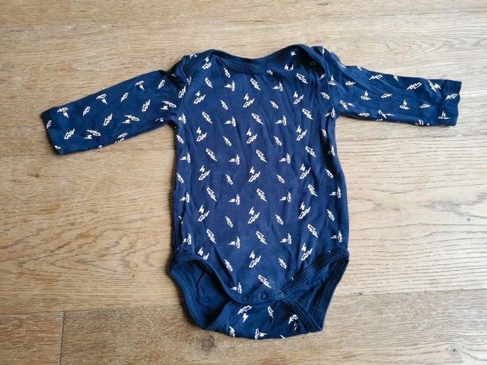 Lot Bodies ML 9mois super héro - photo numéro 2