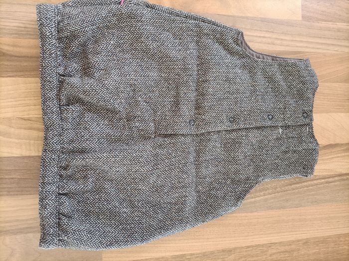 Jolie robe marron et rose nœud 6 mois Gémo - photo numéro 4