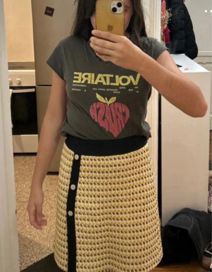 Jupe maje jaune - photo numéro 6