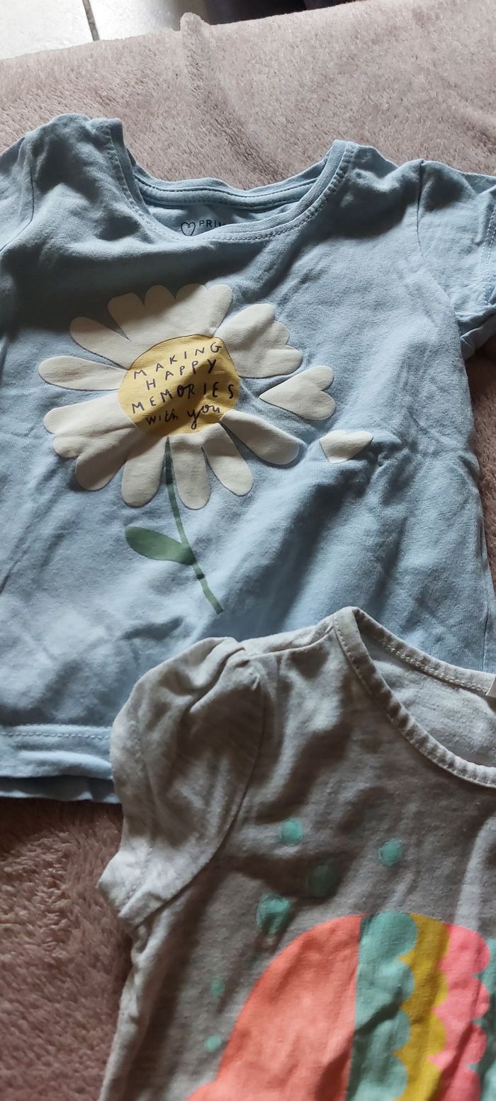 Lot  t-shirt 9 mois - photo numéro 5