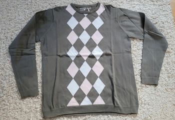 Pull fin à losanges neuf