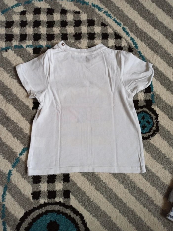 Lot de 2 t-shirts MC - Taille 18 mois - photo numéro 3