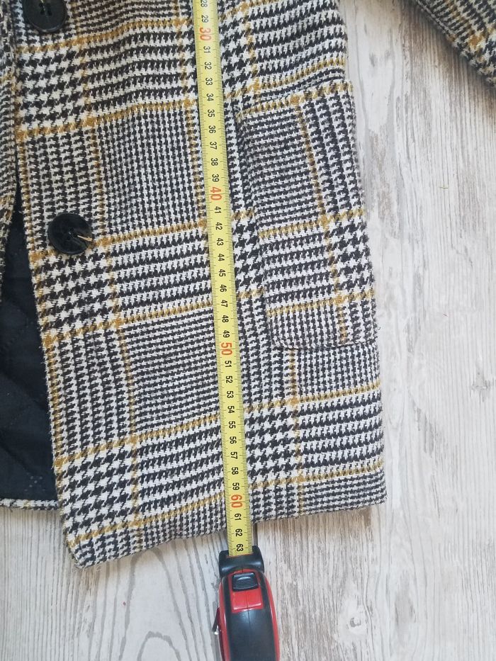 Manteau veste fille à carreaux 5/6 ans tbe - photo numéro 6