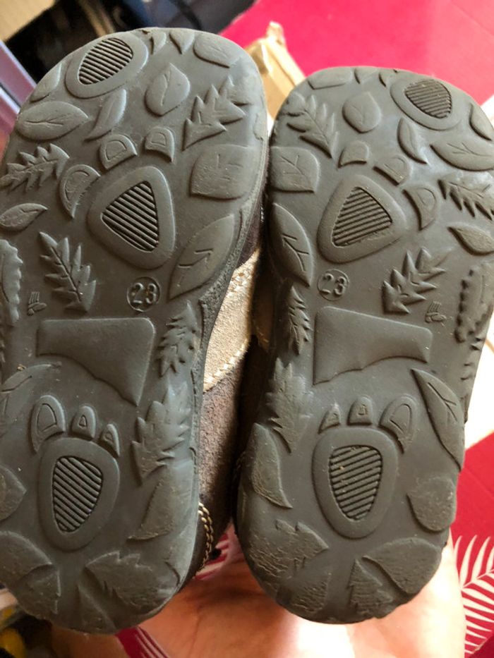 Belle paire de bottines marron Du Pareil Au Même T. 23 TBE - photo numéro 7