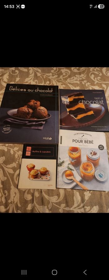 Lot livres recettes 