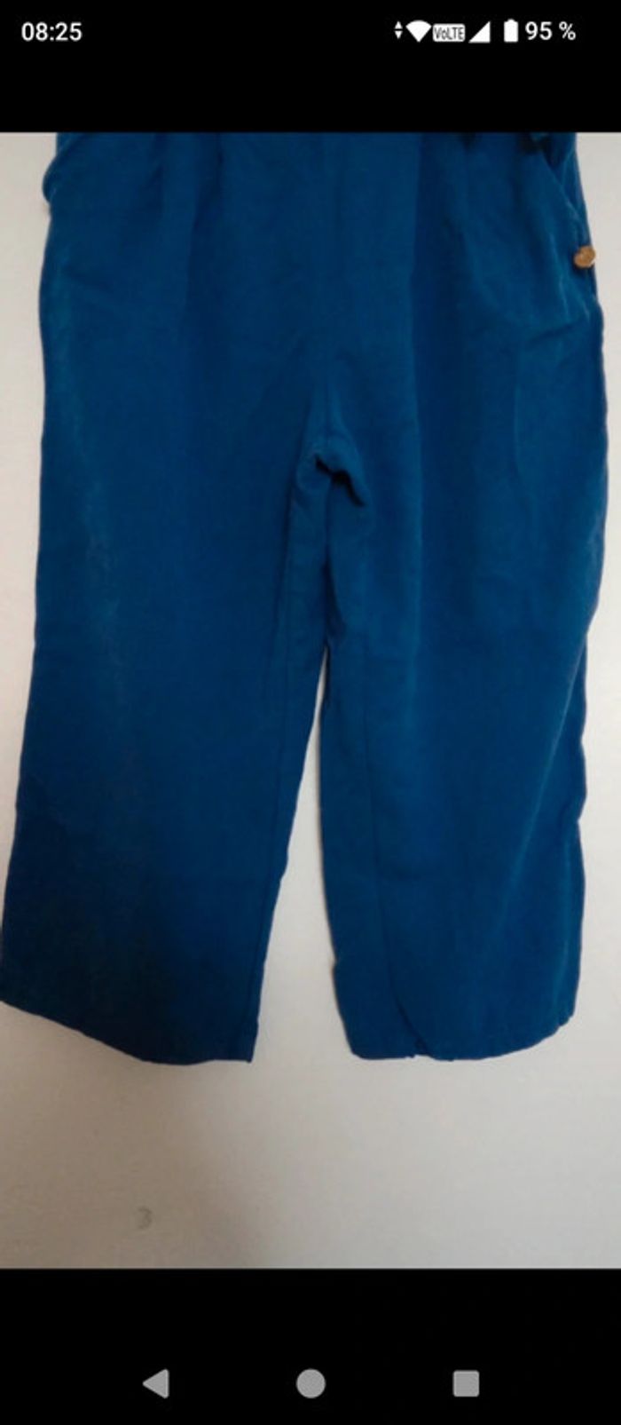 Pantalon léger jambes larges taille 6 ans. Lulu castagnette - photo numéro 4