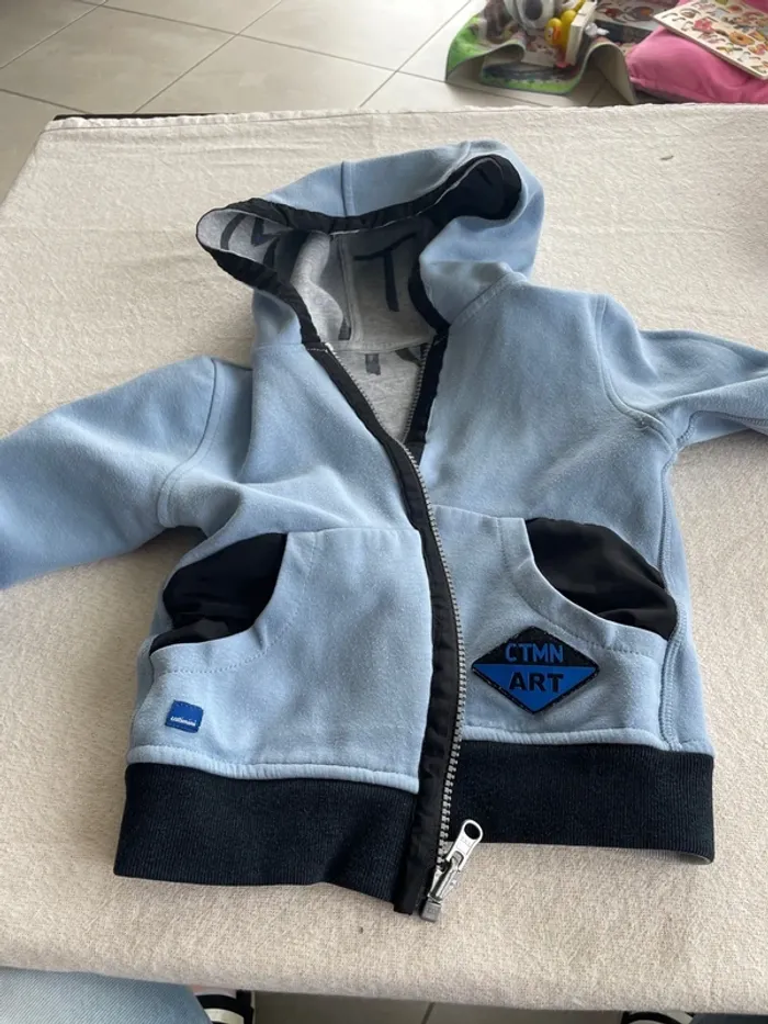 Veste réversible, catimini quatre ans - photo numéro 2