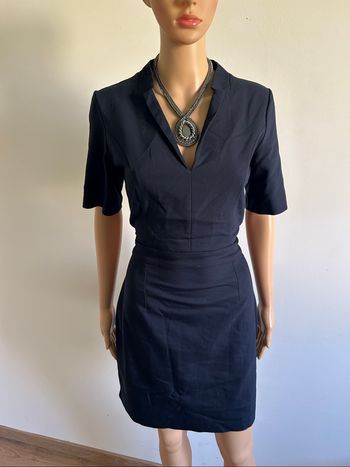Robe bleue marine à manches courtes Morgan taille 40 excellent état