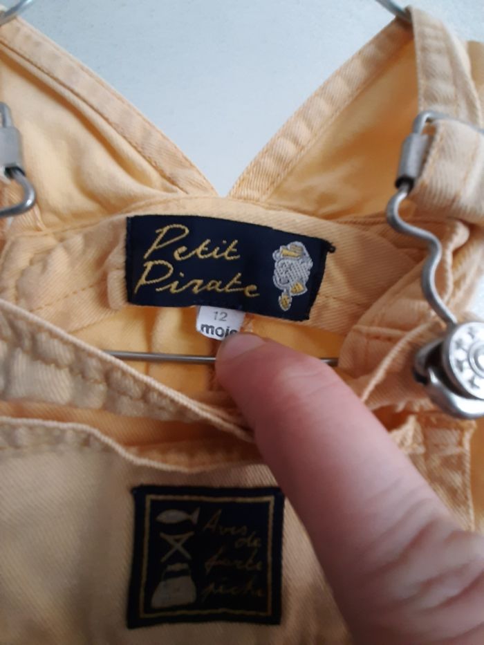 Salopette short garçon 👦 taille 12mois - photo numéro 2