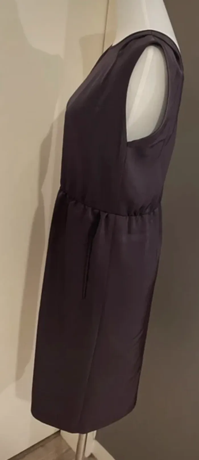 Lola robe, satinée, violette femme, taille 36 - photo numéro 2