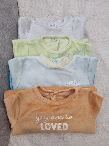 Lot 4 pyjamas 3 mois