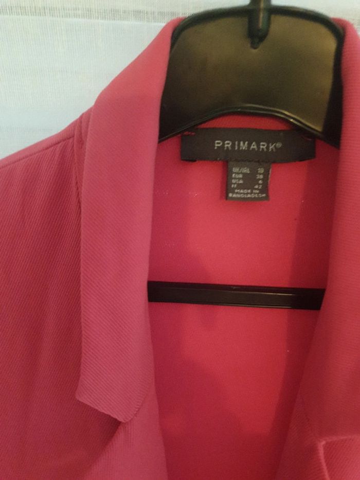 Veste blazer légère rose - photo numéro 6