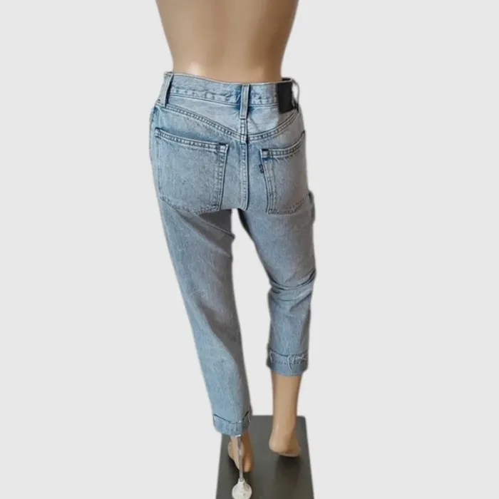 Jeans troué Levi's Made & Crafted bleu clair Taille S - L'icône du style décontracté ! - photo numéro 4