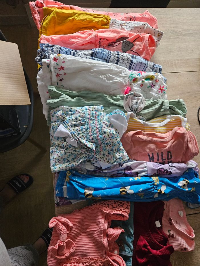 Lot vêtements bébé fille 9mois - photo numéro 4