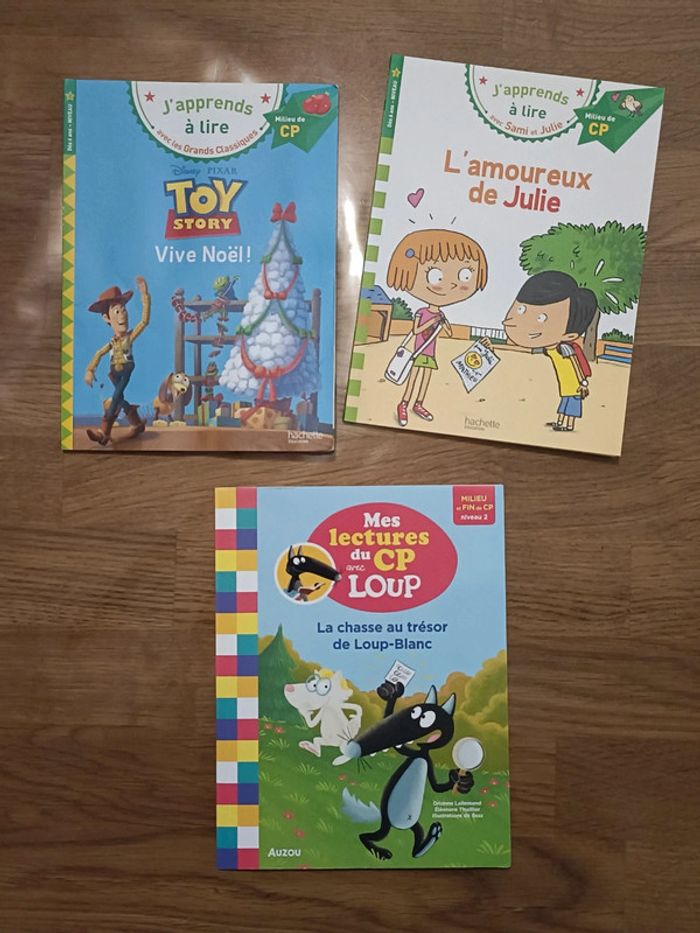 Lot de 3 livres j'apprends à lire Niveau 2 milieu CP