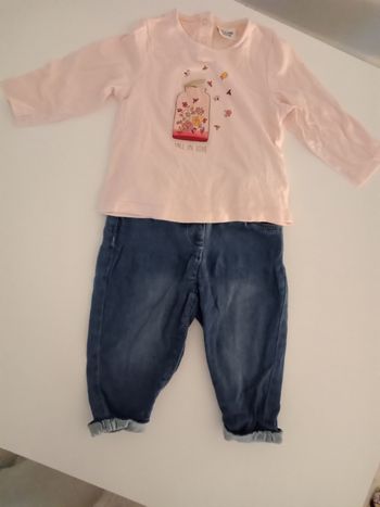 Ensemble maillot jean's