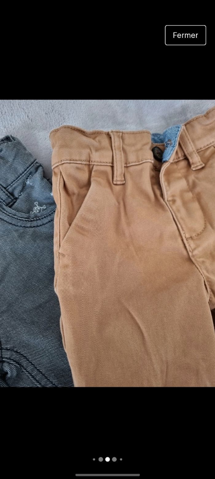 Lot 4 pantalons 6 mois - photo numéro 4