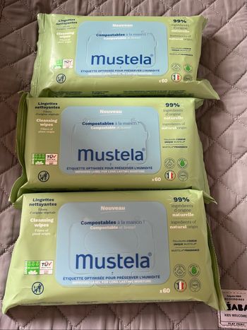 Lingettes Mustela