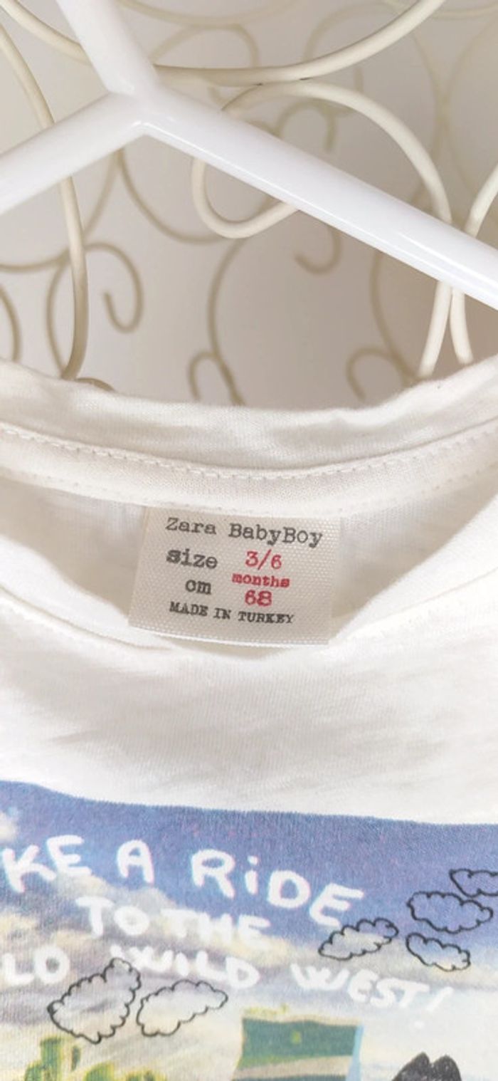 T shirt Zara western - photo numéro 3