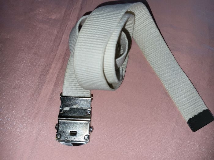 Ceinture boucle argente taille 90 cm - photo numéro 4