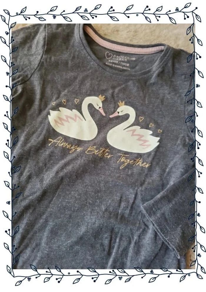 Haut manche longue motif cigogne - photo numéro 2