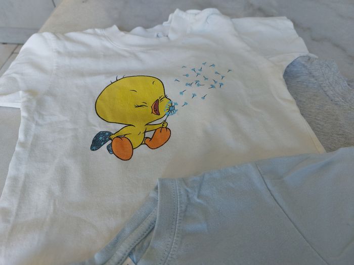 Lot 3 tee shirt manches courtes 2 ans - photo numéro 2