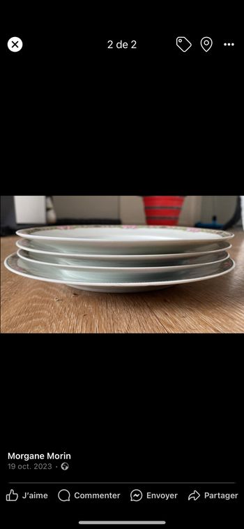 3 petite assiettes + une grande