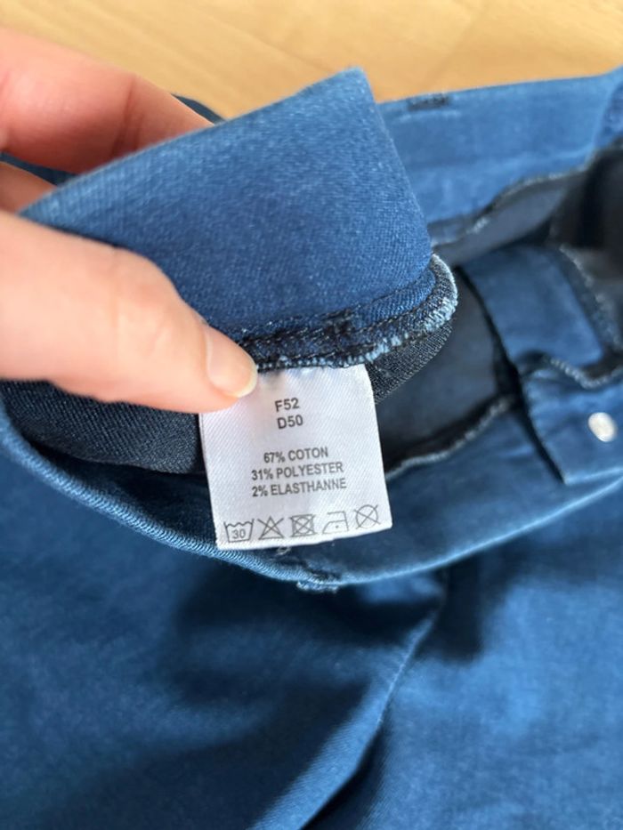 Pantalon court Christine Laure t.52 Jean - photo numéro 5