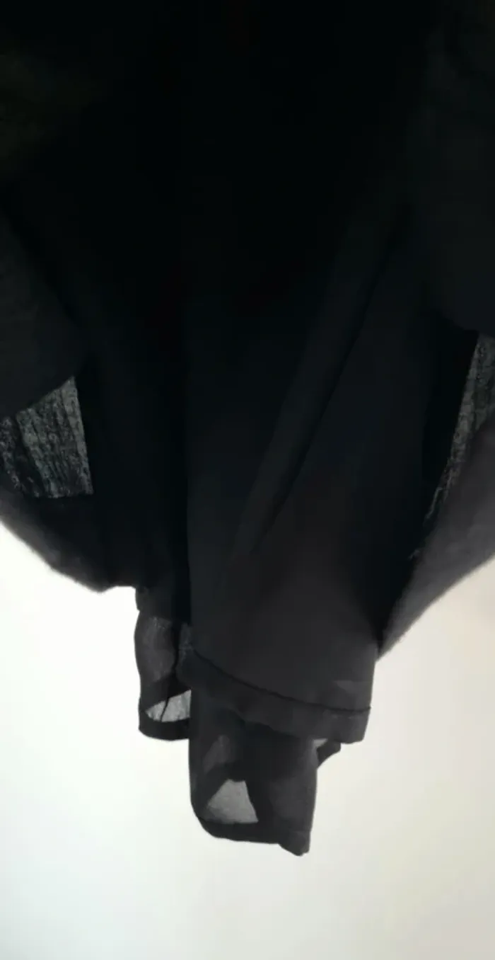 Robe noire courte claudie pierlot noeud 38 - photo numéro 6