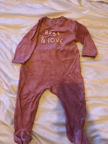 Pyjama 1 pièce fille 12 mois