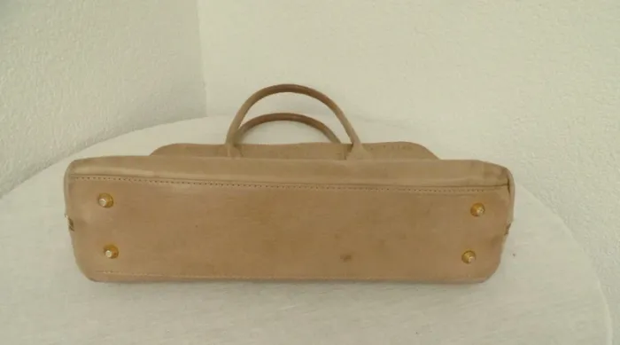 Sac genuine leather-cuir Made in Italy-vintage - photo numéro 4