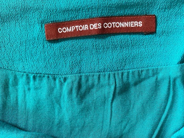 Jolie jupe à volant verte 38 Comptoir des cotonniers - photo numéro 9