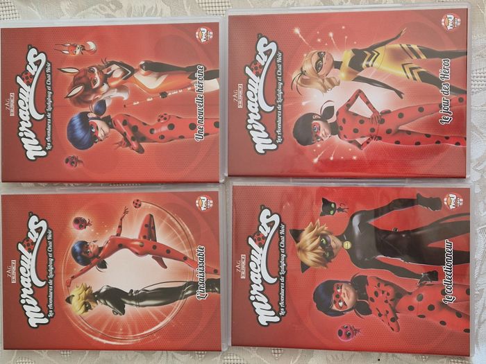 lot de 4 DVD Miraculous
