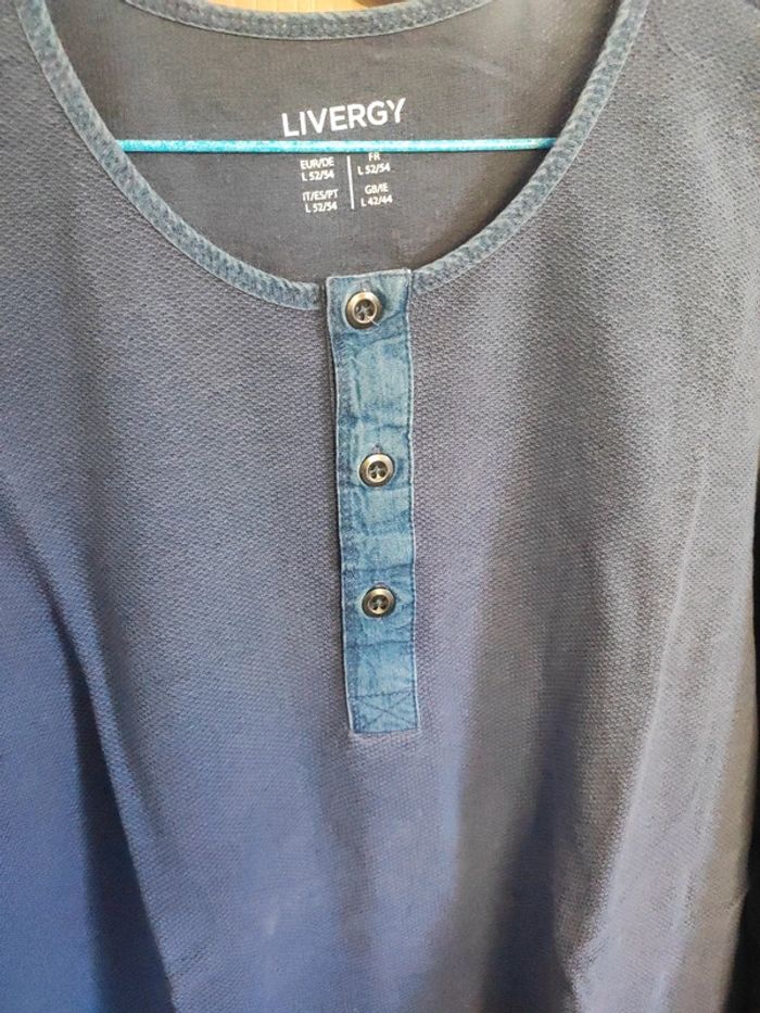 Tee shirt manches longues  homme - photo numéro 2