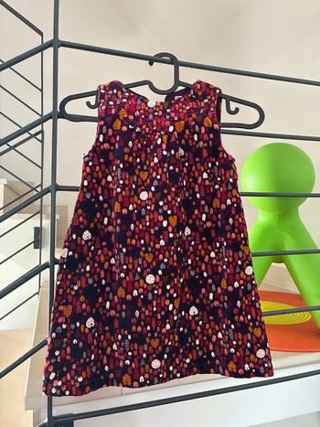 Robe dpam 6 ans thème automne chaude doublée