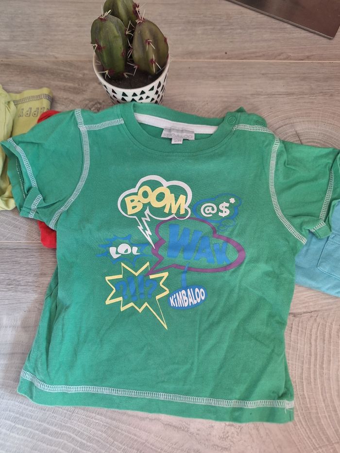 Lot Tee-shirts été 12 moos garçon - photo numéro 3