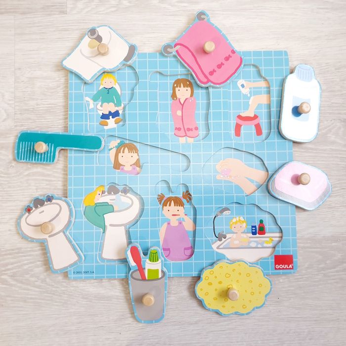 Puzzle Ma journée "Salle de bain" - Goula - photo numéro 2