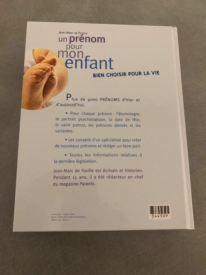 Livre neuf un prénom pour mon enfant - photo numéro 2