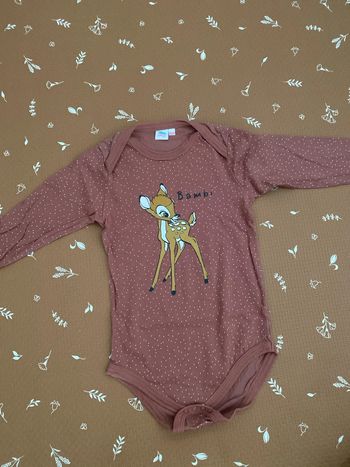 Body manches longues 36 mois bambi