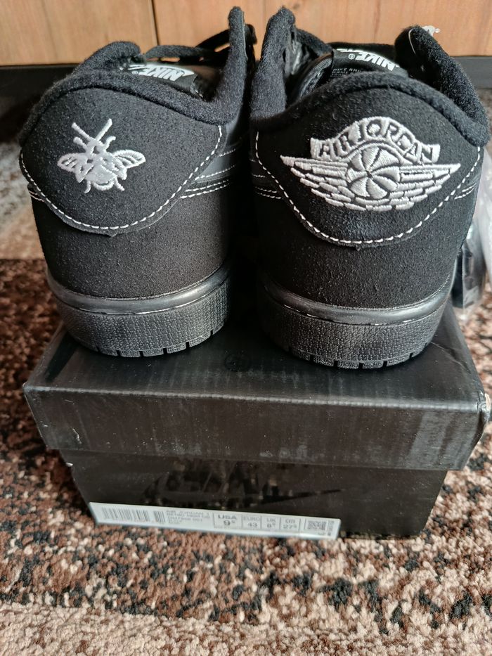 Travis Scott X Jordan Air 1 Low retro OG SP Phantom noir - photo numéro 9