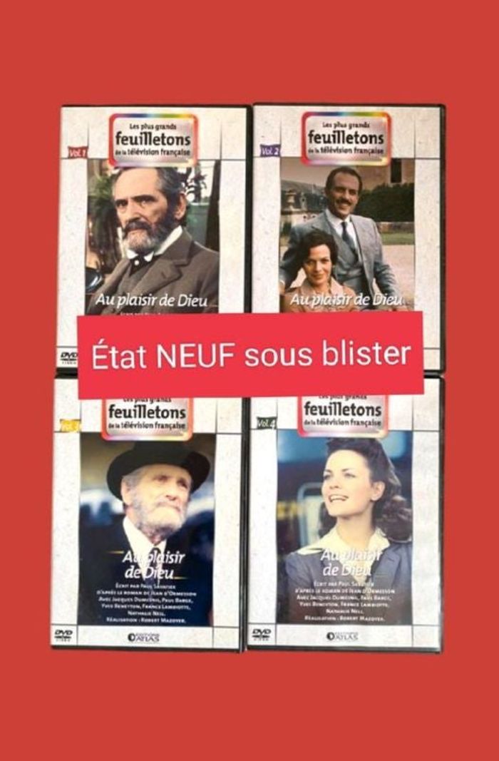 Série télévisée Au Plaisir de Dieu (4 DVD NEUFS)