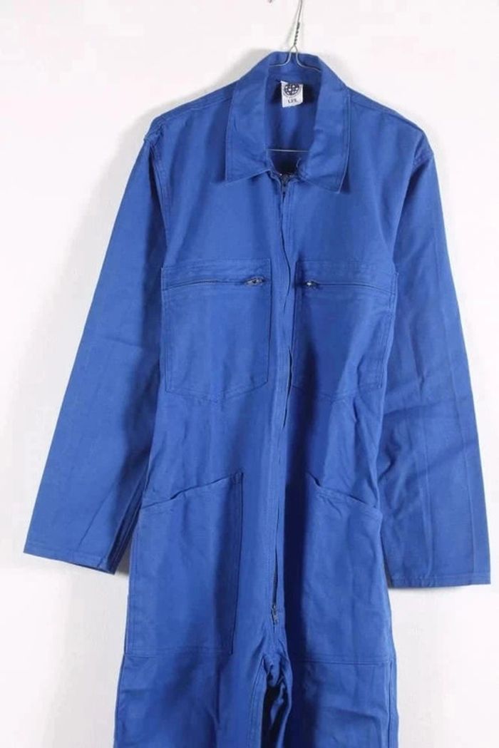 Combinaison complète de travail worker vintage en coton brut mixte (#23600) - photo numéro 6