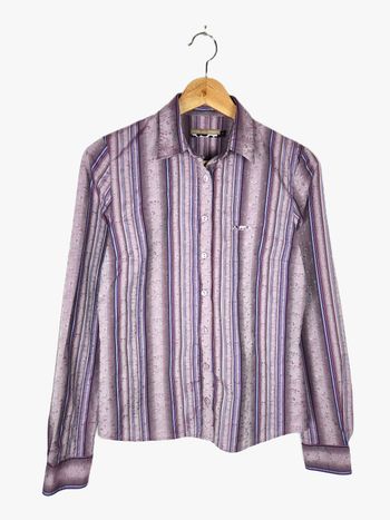 Chemise rayée Mise au Green Taille 1 (S/36) 100% Coton Très bon état