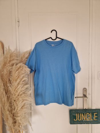 Tee-shirt manches courtes bleu
