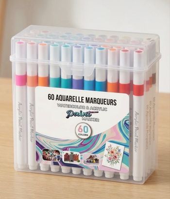 Set de 60 marqueurs Acryliques neufs