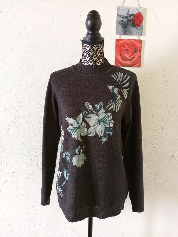 🌸pull col rond, taille 42