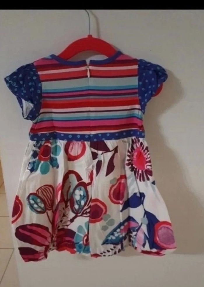 Robe manches courtes boules fleurie 2 ans catimini neuve - photo numéro 2
