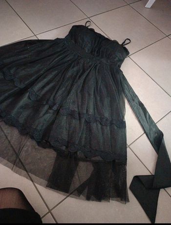 🌺 ROBE pailletée avec tulle effet tutu